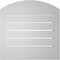 Ekena Millwork Arch Top Surface Mount PVC Gable Vent w/ 2"W x 2"P Brickmould Sill Frame, 18"W x 42"H GVPAR18X4203SN - alternate 5
